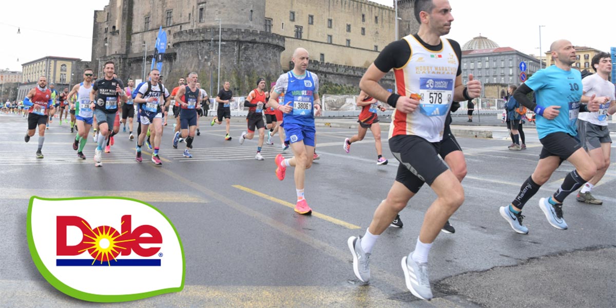 Dole Italia, freschezza ed energia alla Napoli City Half Marathon 2025